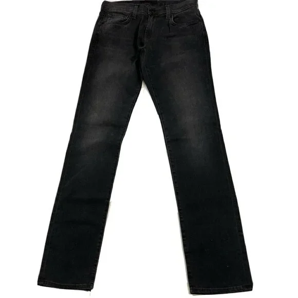 J Brand Men's Black Denim Kane Straight Slim Fit Jeans In Kurrat Size 28 - Picture 4 of 12